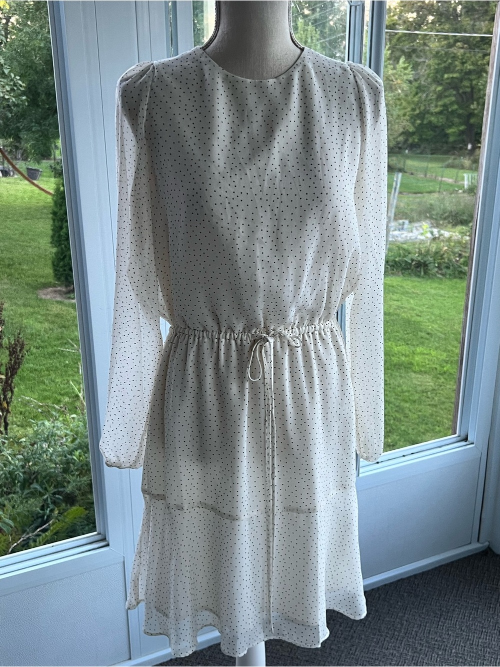Banana Republic Polka Dot Fit and Flare Dress